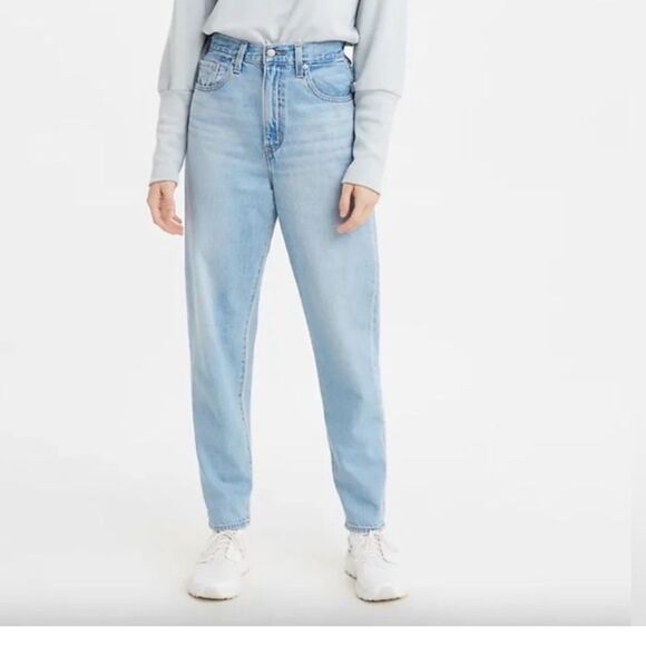 Levi’s Blank Label High Loose Taper Light Wash Denim Jeans 31 /‎ 28 - Picture 12 of 12